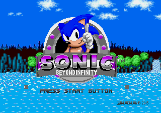 Sonic - Beyond Infinity Title Screen